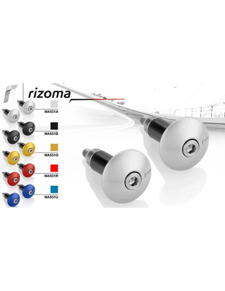 Embouts de guidon Rizoma plat