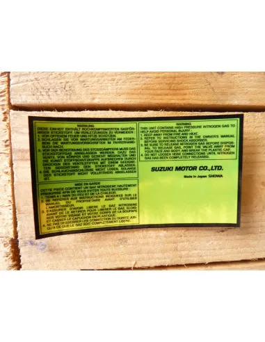 Etiquette bonbonne GSXR