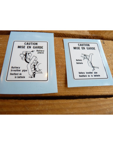 Sticker pression pneu GSXR 750/1100