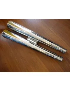 Silencieux acier megaphone, 51 mm