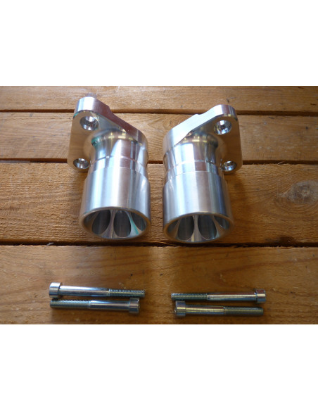 Roulettes alu/alu.