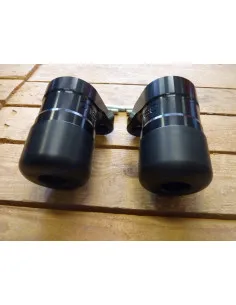 Roulettes alu noir/teflon.