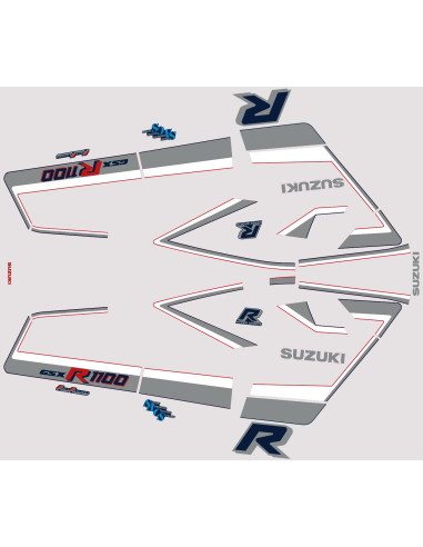 Kit stickers GSXR 1100 86/88