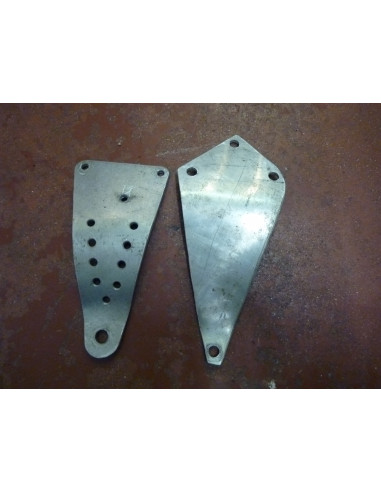 Platine de silencieux racing  - 2