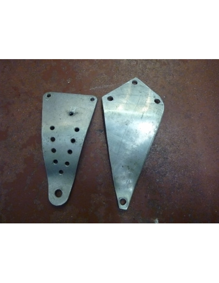 Platine de silencieux racing  - 2