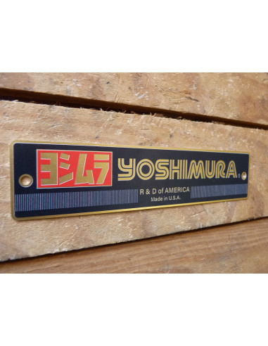 Plaque Yoshimura R & D  - 2