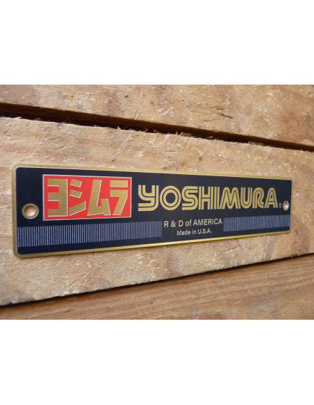 Plaque Yoshimura R & D  - 2