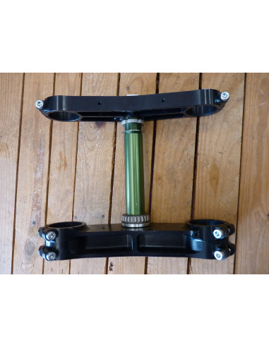Paire de tés usinés GSXR SRAD 750 96-99  - 1