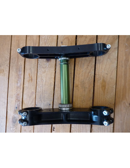 Paire de tés usinés GSXR SRAD 750 96-99  - 1