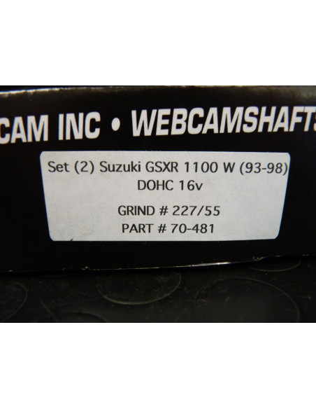 Arbres à cames Webcam GSXR 1100 93-95  - 3