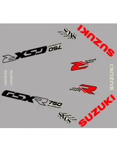 Kit lettrage GSXR 750 88-91  - 4