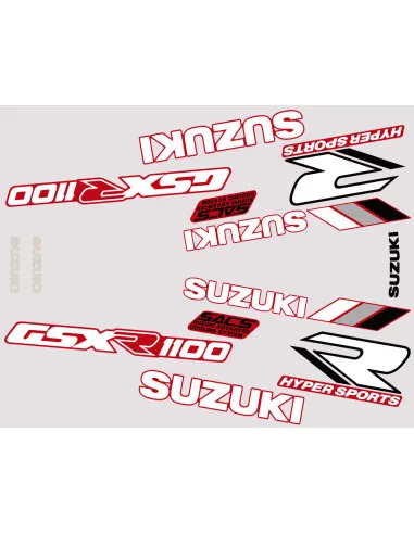 Kit adesivi GSXR 1100 89/90  - 6