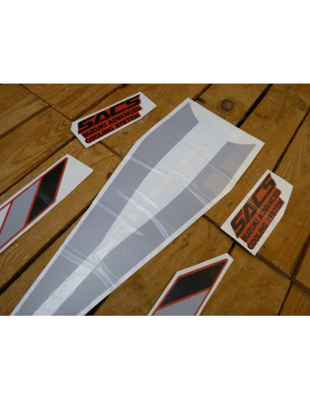 Stickers rouge-noir GSXR 1100-90  - 5