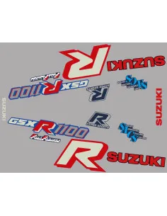 KIT STICKERS LETTRAGE GSXR 1100-86  - 1