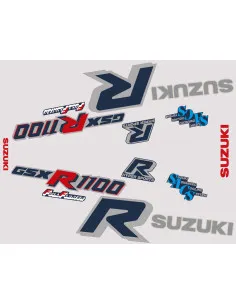 KIT STICKERS LETTRAGE GSXR 1100-86  - 1 2