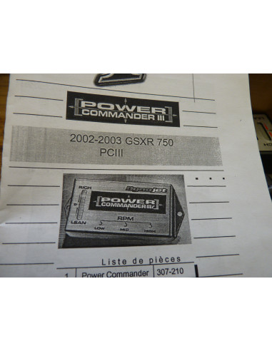 Power commander GSXR 750 00-03  - 3