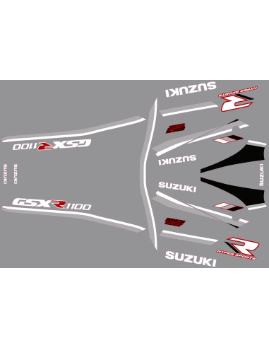 Kit stickers GSXR 1100 1990  - 3