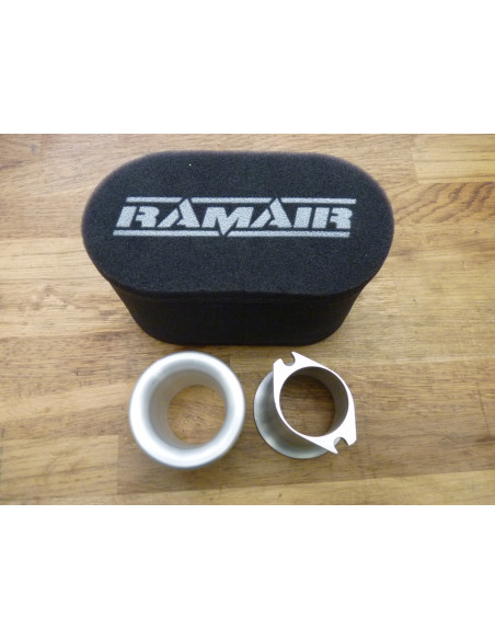 Tromba in alluminio + filtro Keihin Ducati  - 1
