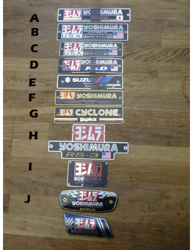 Piastre marmitta Yoshimura  - 1
