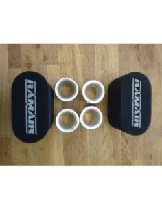 Coni in alluminio Mikuni RS con filtro aria