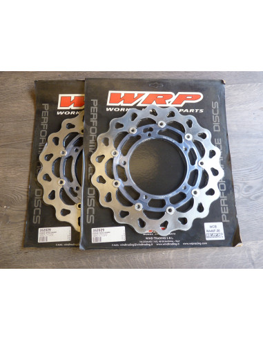 PAIRE DE DISQUES WAVE WRP YAMAHA FZ6 04-06 ET R6 03-04  - 2