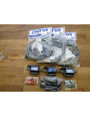 BOBINES ALLUMAGE DYNA + CÂBLES KAWASAKI 1300 Z  - 2