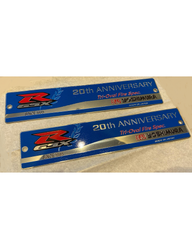 Plaque Yoshimura 20 th anniversary  - 1