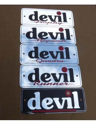 Plaques de silencieux Devil  - 1
