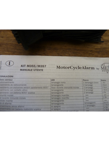 Alarme moto Meta System  - 2