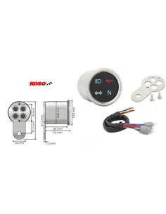 Bloc voyant universel Koso  - 1 2