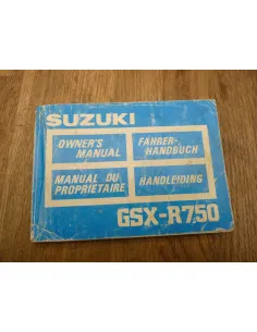 Manuel du propriétaire GSXR 750 85-95  - 1