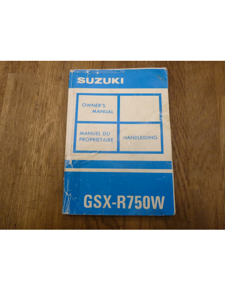 Manuel du propriétaire GSXR 750 85-95  - 7