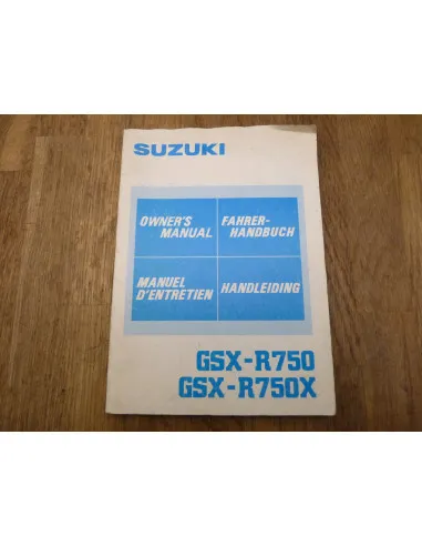 Manuel d'entretien GSXR 750-1100 85-88  - 4
