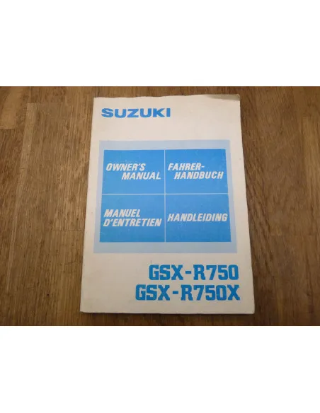 Manuel d'entretien GSXR 750-1100 85-88  - 4