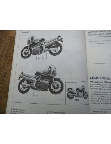 Manuel d'entretien GSXR 750-1100 85-88  - 6