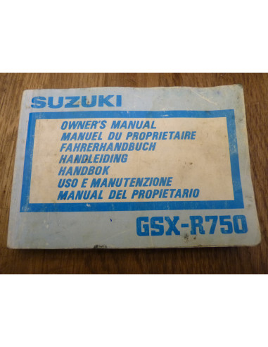 Manuel du propriétaire GSXR 750-1100 88-89  - 4