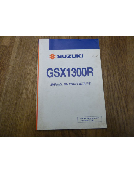 Manuel du propriétaire GSXR 1300 99-15  - 1