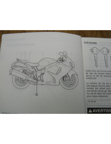 Manuel du propriétaire GSXR 1300 99-15  - 3