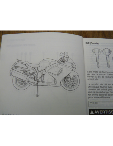 Manuel du propriétaire GSXR 1300 99-15  - 3