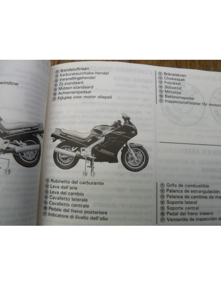 Manuel du propriétaire GSXF 1100  - 3