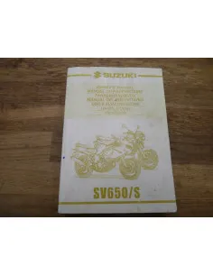 Manuel du propriétaire SV 650  - 1