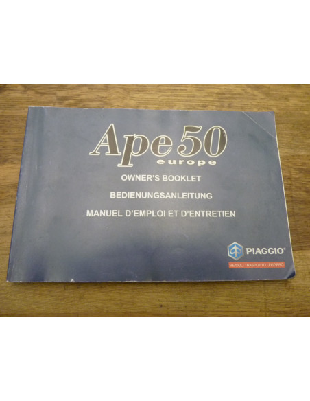Manuel du propriétaire APE 50  - 1