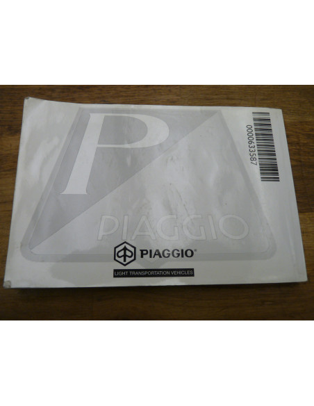 Carnet de garantie Piaggio  - 2