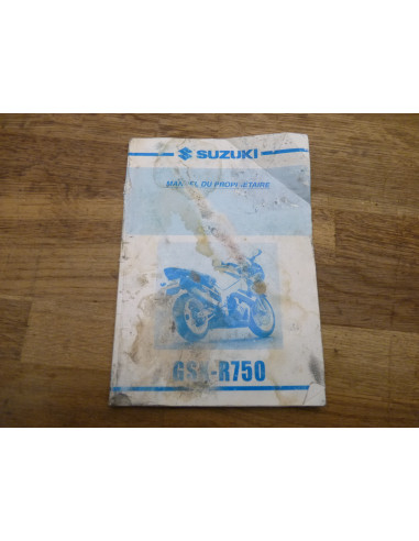Manuel du propriétaire GSXR 750 00-03  - 1