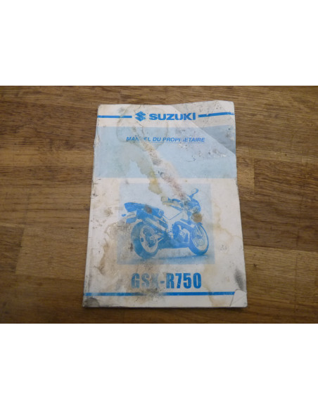 Manuel du propriétaire GSXR 750 00-03  - 1