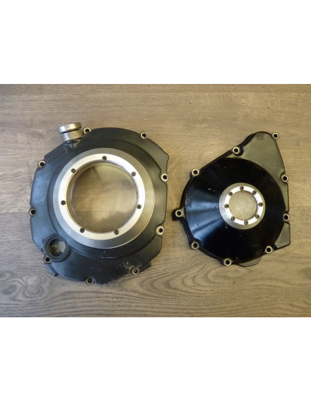 Paire de carters à hublot GSXR 1100 89-92  - 1