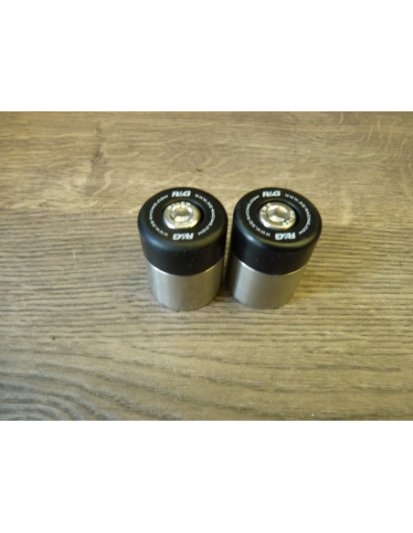 Embouts de guidon R&G RACING noir  - 1