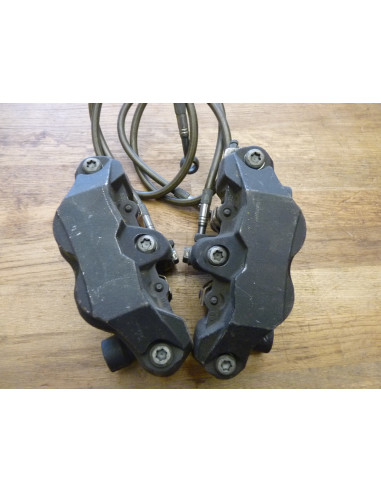 Paire d' étriers avec durites GSXR 600-750-1000  - 3
