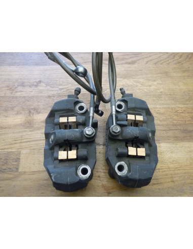 Paire d' étriers avec durites GSXR 600-750-1000  - 4