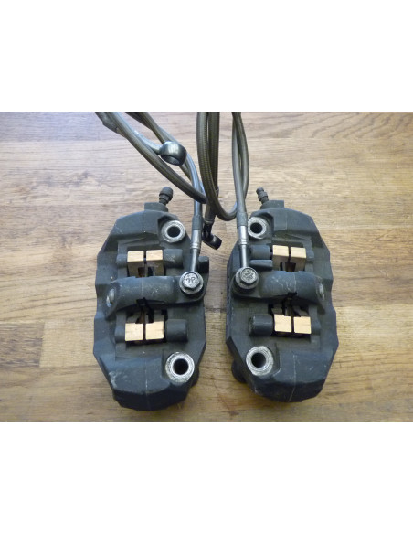 Paire d' étriers avec durites GSXR 600-750-1000  - 4